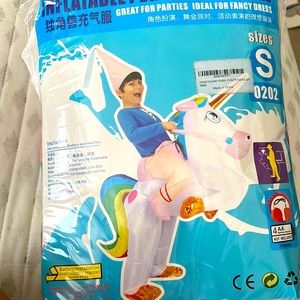 Inflatable Pegasus costume kids